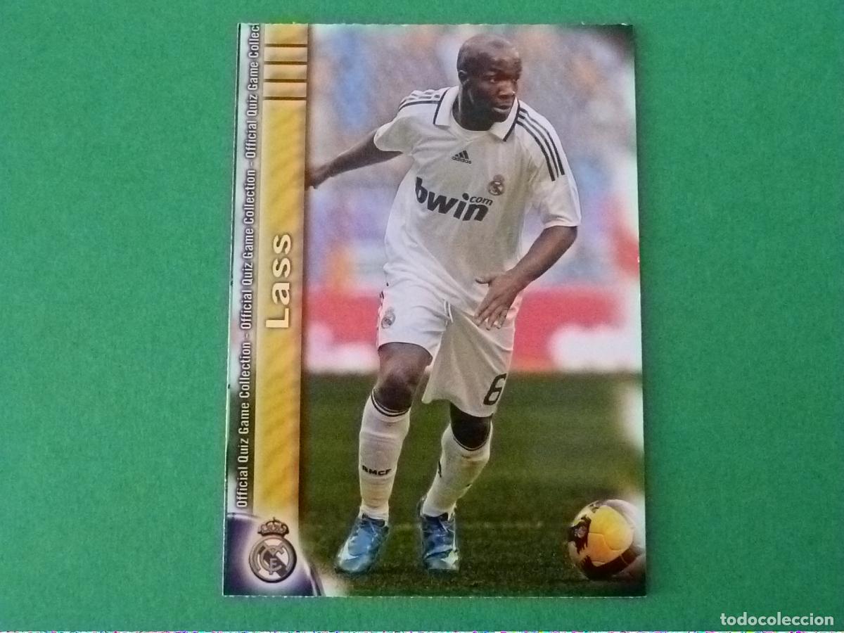 Cromos de f&uacute;tbol: TRADING CARD FUTBOL LASS DIARRA REAL MADRID C.F. N&ordm; 43 FICHAS LIGA MUNDICROMO 2009-2010/09-10