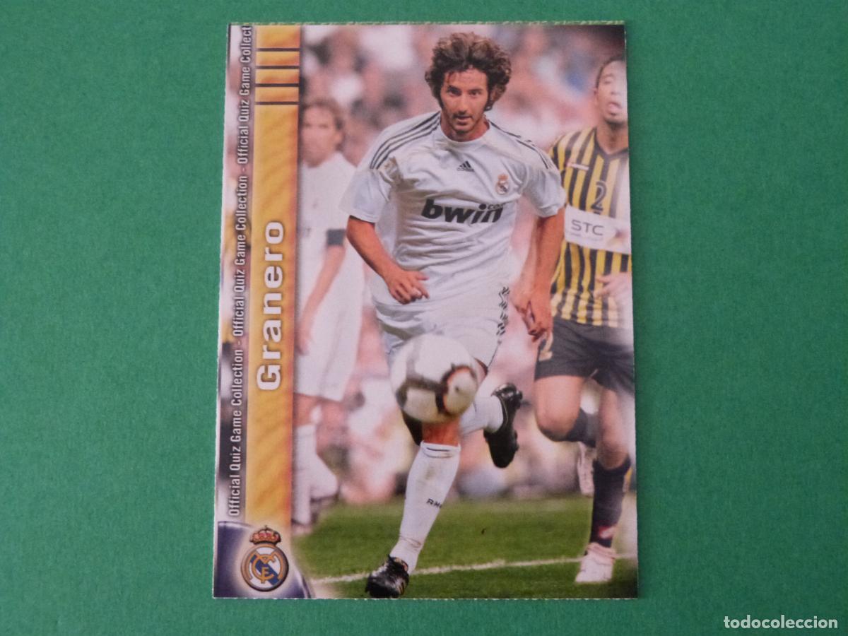 Cromos de f&uacute;tbol: TRADING CARD FUTBOL GRANERO REAL MADRID C.F. N&ordm; 44 FICHAS LIGA MUNDICROMO 2009-2010/09-10