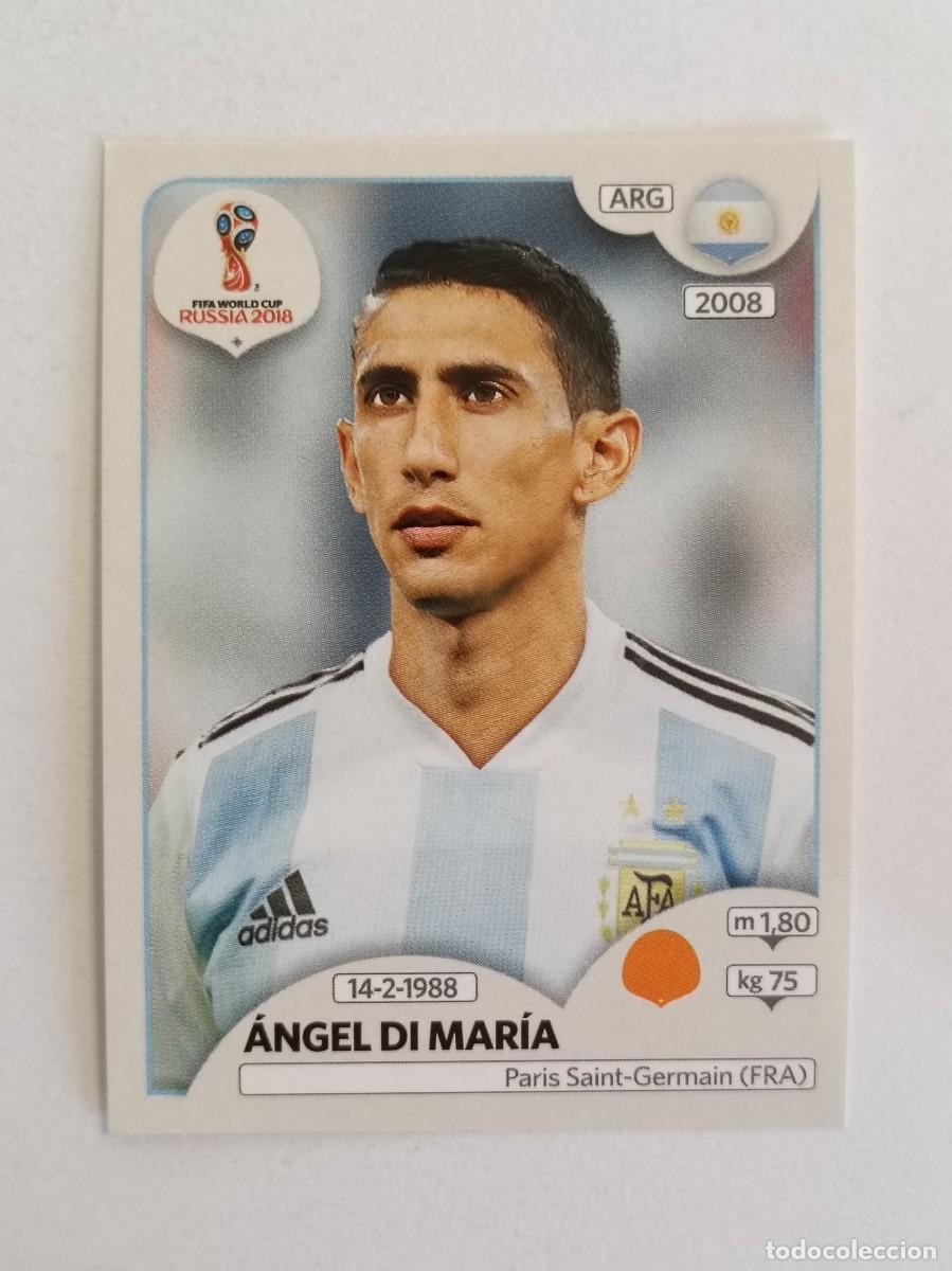 Football Stickers: #271 DI MARIA (ARGENTINA) MUNDIAL RUSIA 2018 PANINI VERSION ROSA