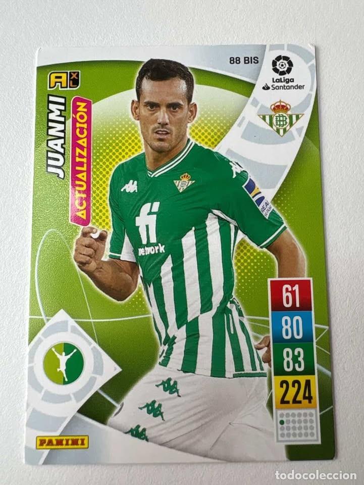 Football Stickers: Carta Juanmi Actualizaci&oacute;n Betis 88bis Adrenalyn 2021-22