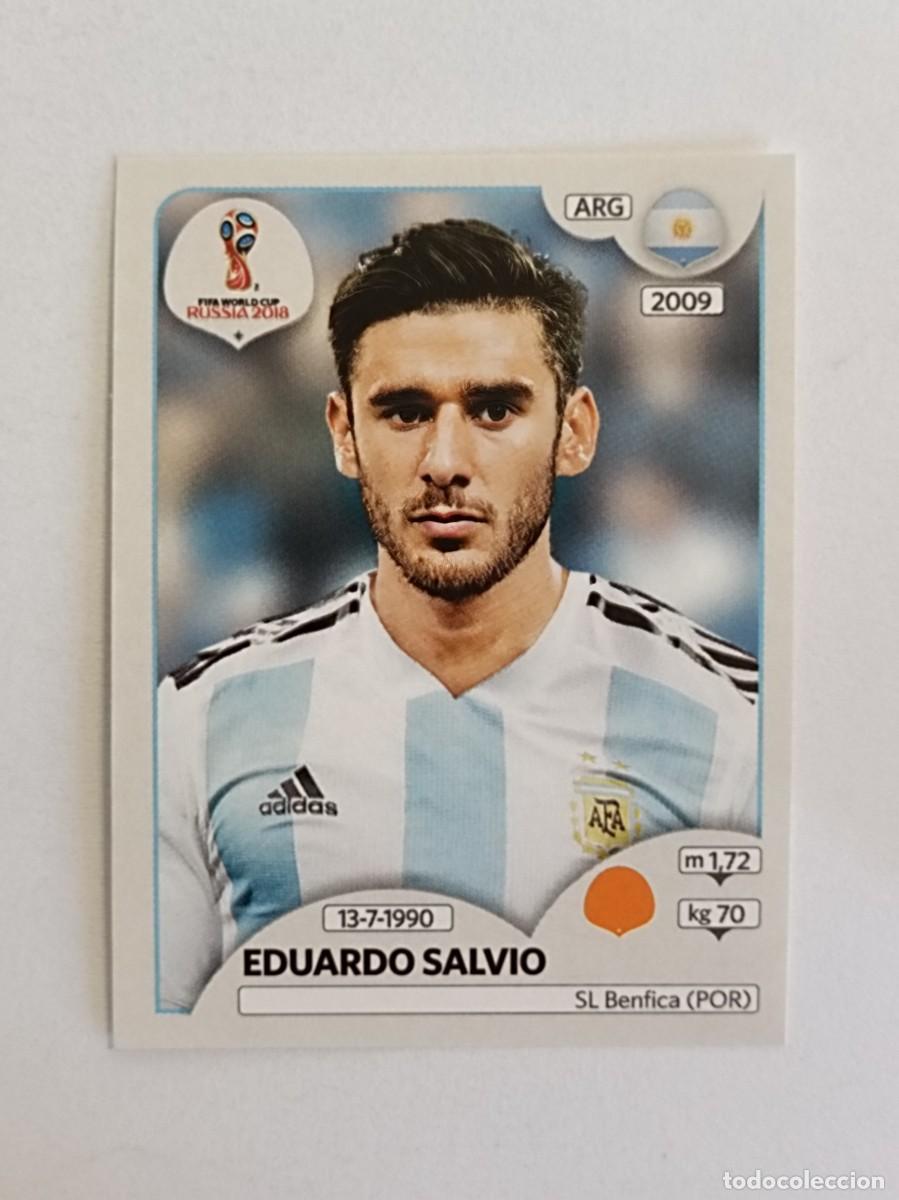 Football Stickers: #274 SALVIO (ARGENTINA) MUNDIAL RUSIA 2018 PANINI VERSION ROSA