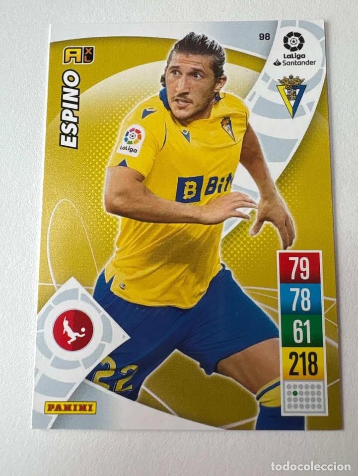Football Stickers: Carta Espino C&aacute;diz 98 Adrenalyn 2021-22