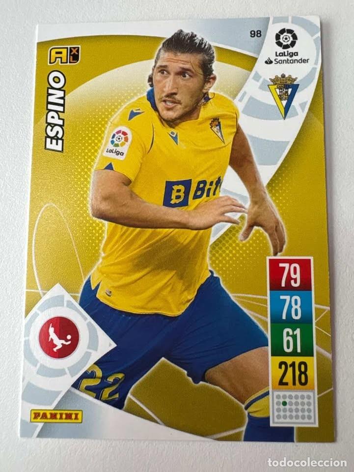 Football Stickers: Carta Espino C&aacute;diz 98 Adrenalyn 2021-22