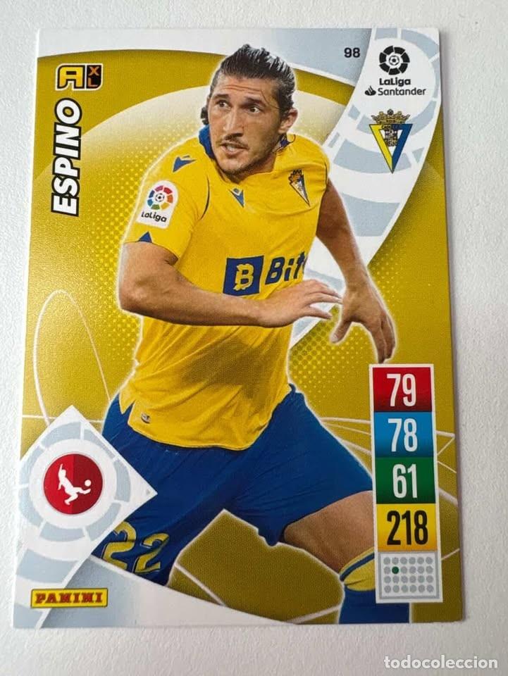 Football Stickers: Carta Espino C&aacute;diz 98 Adrenalyn 2021-22