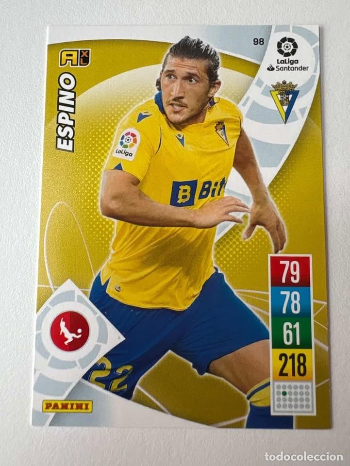 Football Stickers: Carta Espino C&aacute;diz 98 Adrenalyn 2021-22