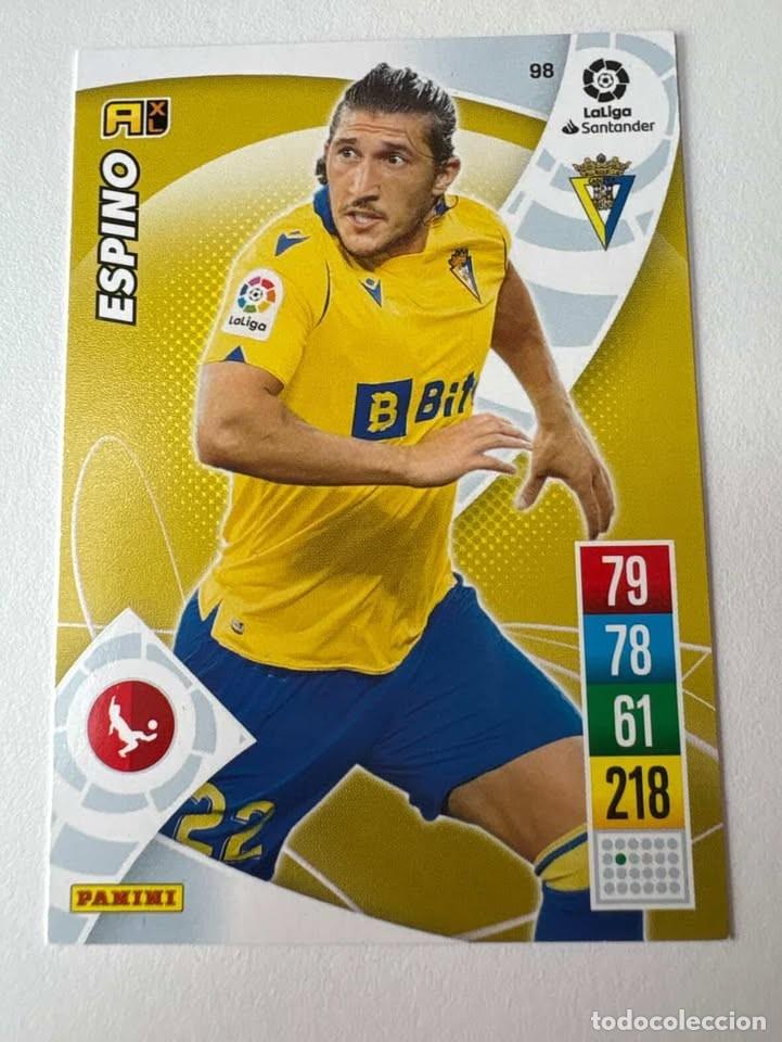 Football Stickers: Carta Espino C&aacute;diz 98 Adrenalyn 2021-22