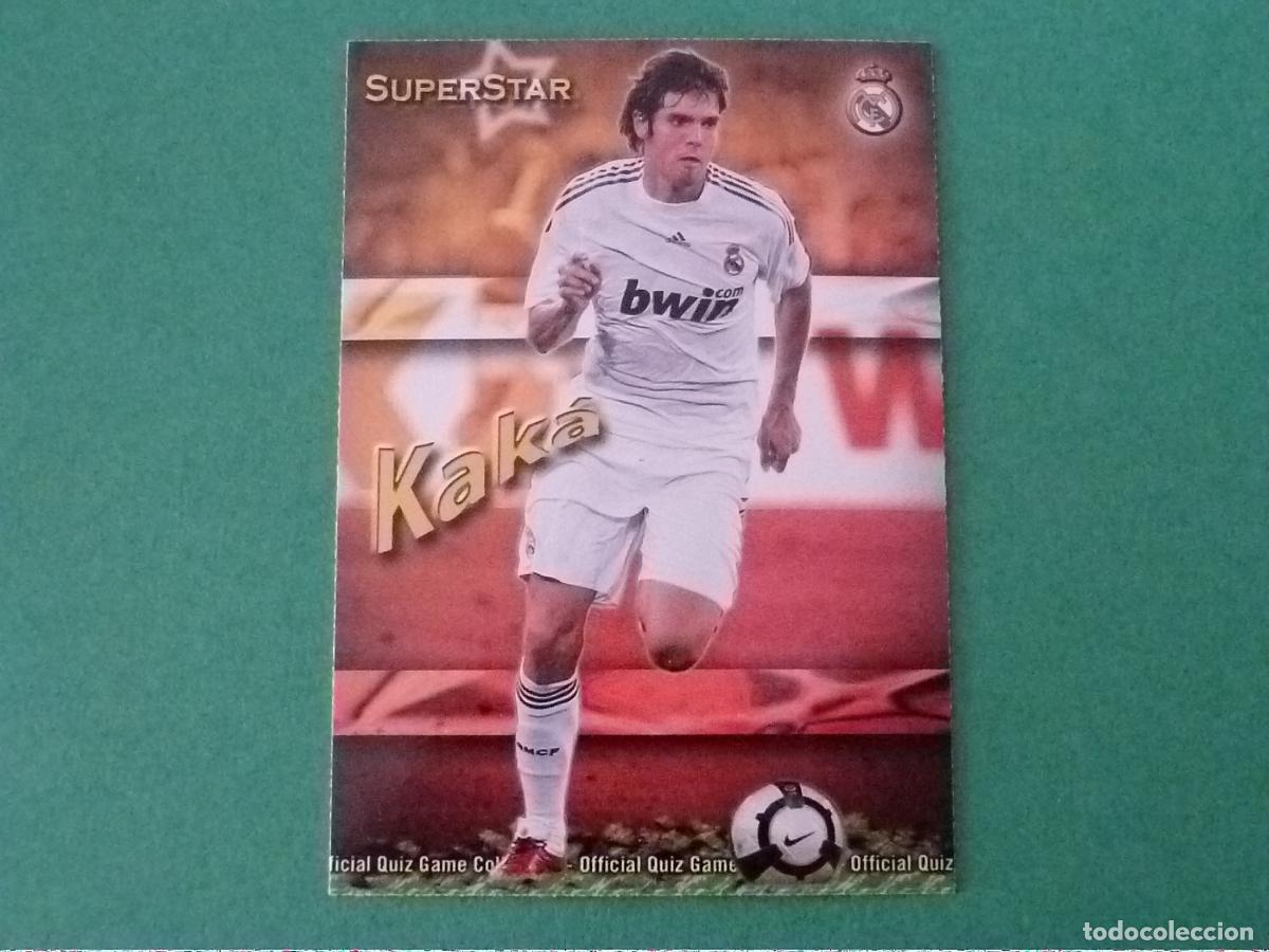 Football Stickers: TRADING CARD FUTBOL KAKA REAL MADRID C.F. MATE N&ordm; 51 FICHAS LIGA MUNDICROMO 2009-2010/09-10