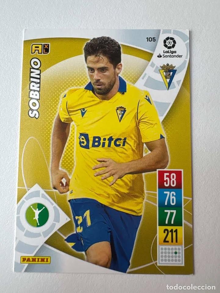 Cromos de f&uacute;tbol: Carta Sobrino C&aacute;diz 105 Adrenalyn 2021-22