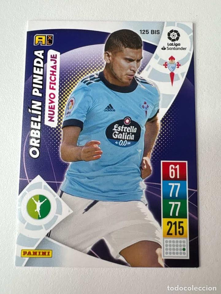 Cromos de f&uacute;tbol: Carta Orbel&iacute;n Pineda Nuevo Fichaje Celta 125bis Adrenalyn 2021-22