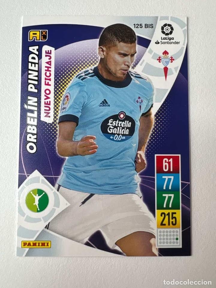 Cromos de f&uacute;tbol: Carta Orbel&iacute;n Pineda Nuevo Fichaje Celta 125bis Adrenalyn 2021-22