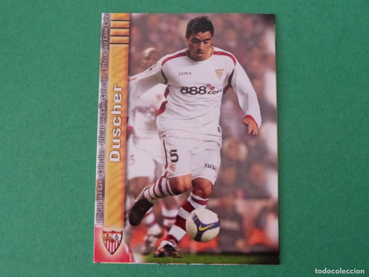 Cromos de f&uacute;tbol: TRADING CARD FUTBOL DUSCHER SEVILLA F.C. N&ordm; 66 FICHAS LIGA MUNDICROMO 2009-2010/09-10