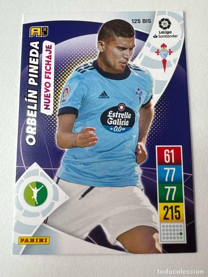 Cromos de f&uacute;tbol: Carta Orbel&iacute;n Pineda Nuevo Fichaje Celta 125bis Adrenalyn 2021-22