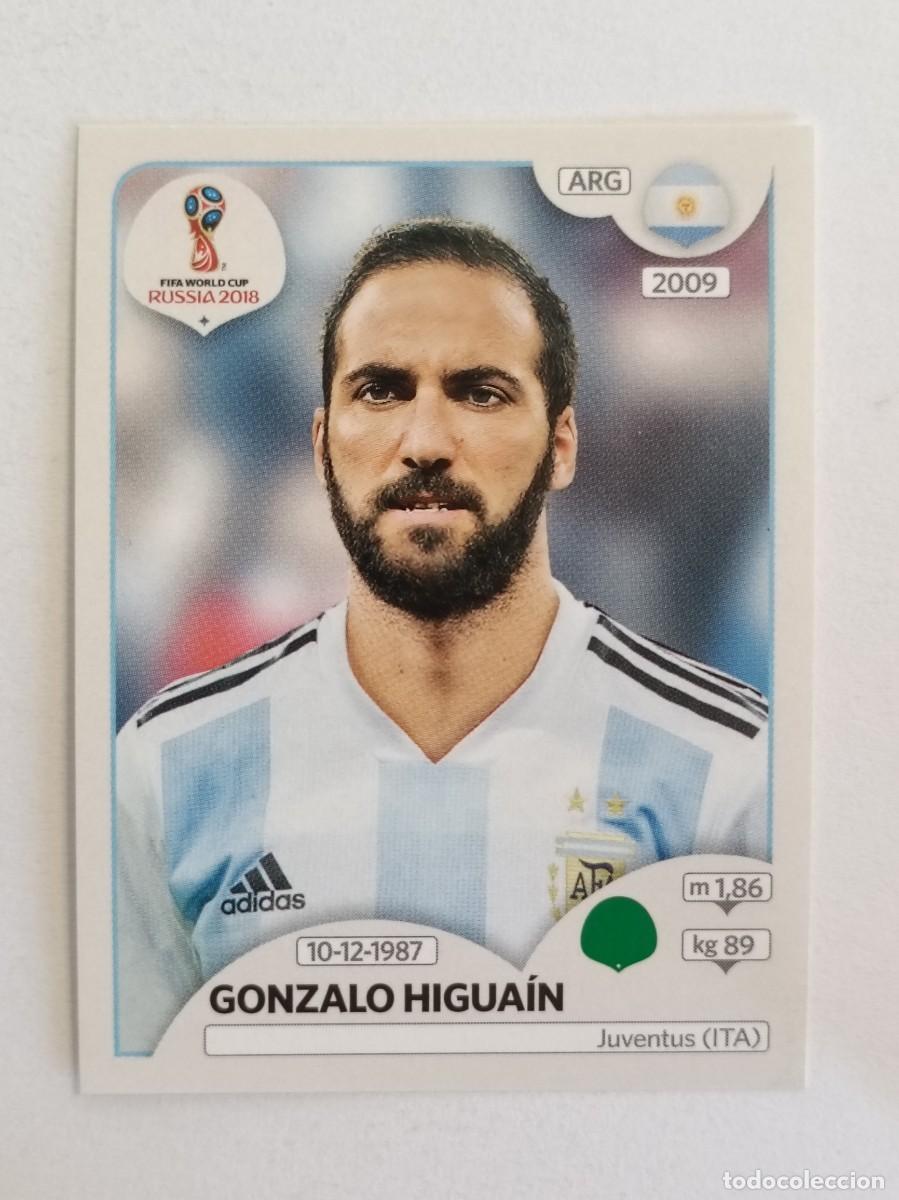 Cromos de f&uacute;tbol: #279 HIGUAIN (ARGENTINA) MUNDIAL RUSIA 2018 PANINI VERSION ROSA