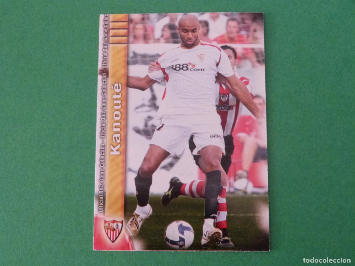 Cromos de f&uacute;tbol: TRADING CARD FUTBOL KANOUTE SEVILLA F.C. N&ordm; 73 FICHAS LIGA MUNDICROMO 2009-2010/09-10