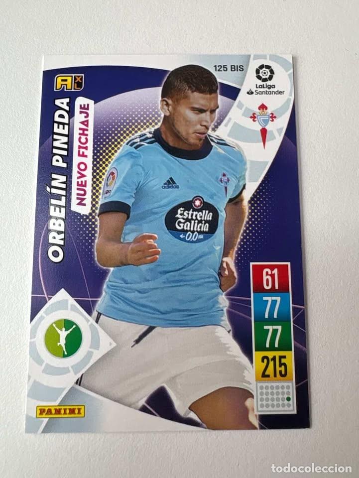 Cromos de f&uacute;tbol: Carta Orbel&iacute;n Pineda Nuevo Fichaje Celta 125bis Adrenalyn 2021-22