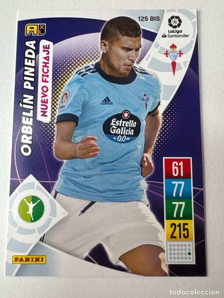 Cartes &agrave; collectionner de Football: Carta Orbel&iacute;n Pineda Nuevo Fichaje Celta 125bis Adrenalyn 2021-22