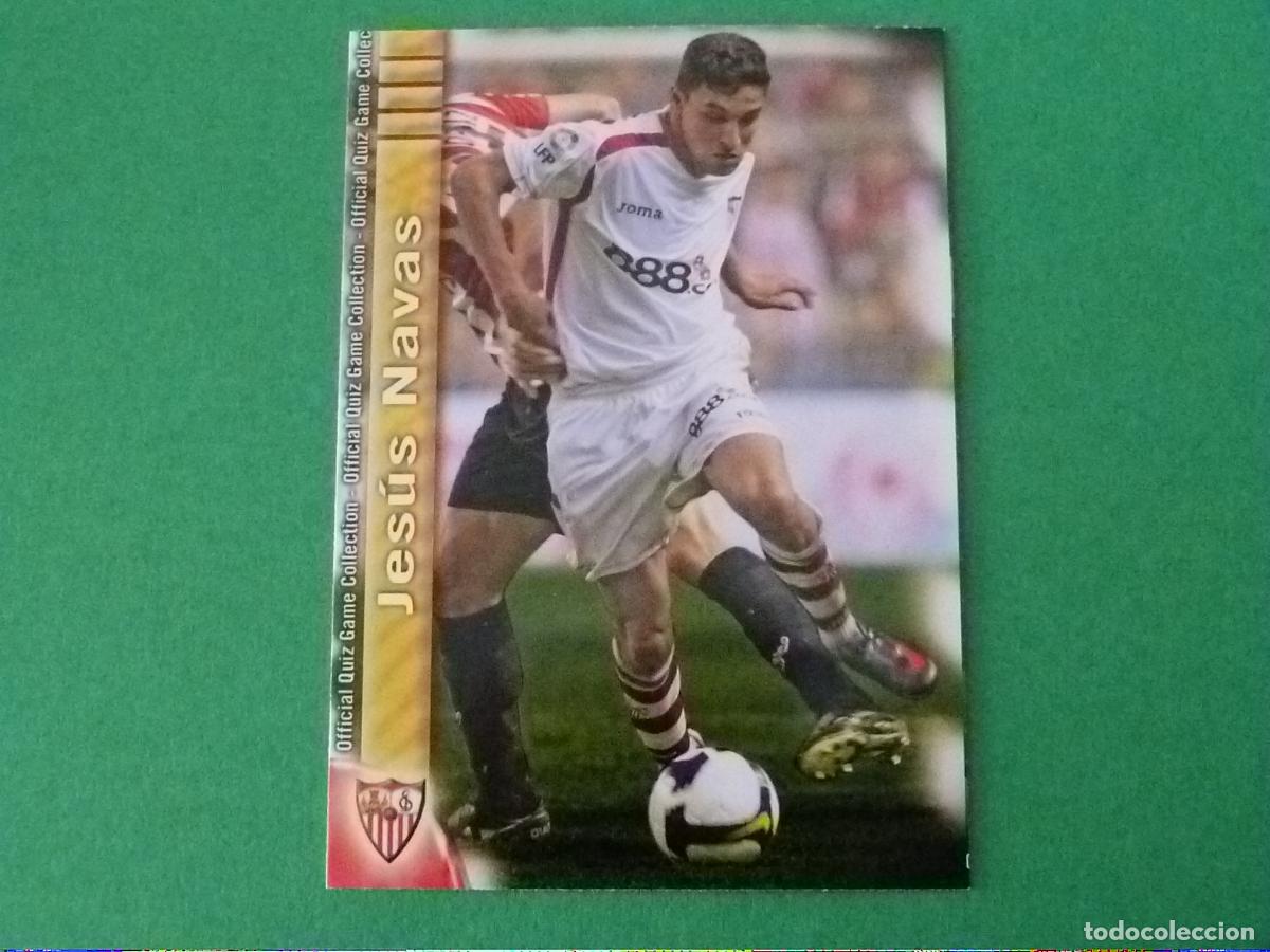 Figurine di Calcio: TRADING CARD FUTBOL JESUS NAVAS SEVILLA F.C. N&ordm; 74 FICHAS LIGA MUNDICROMO 2009-2010/09-10
