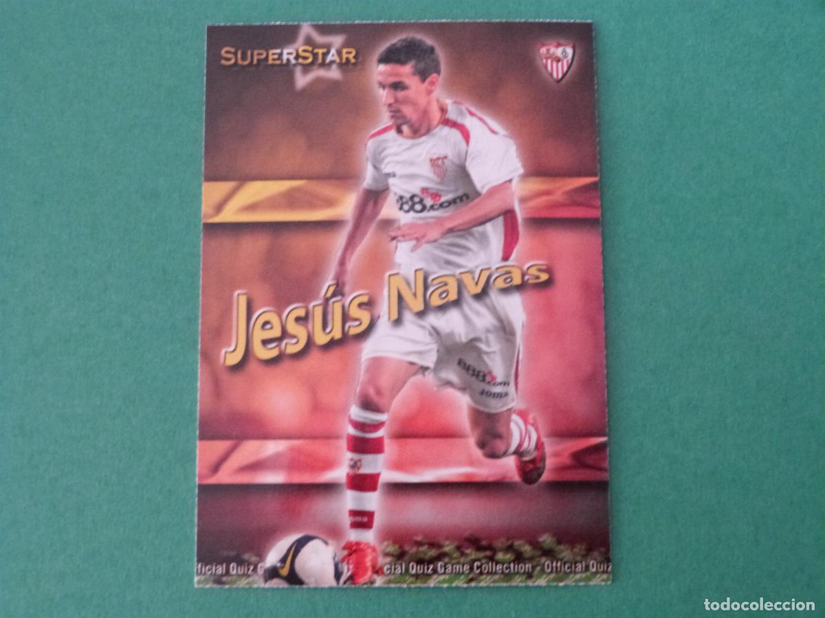 Cromos de f&uacute;tbol: TRADING CARD FUTBOL JESUS NAVAS SEVILLA F.C. N&ordm; 78 FICHAS LIGA MUNDICROMO 2009-2010/09-10