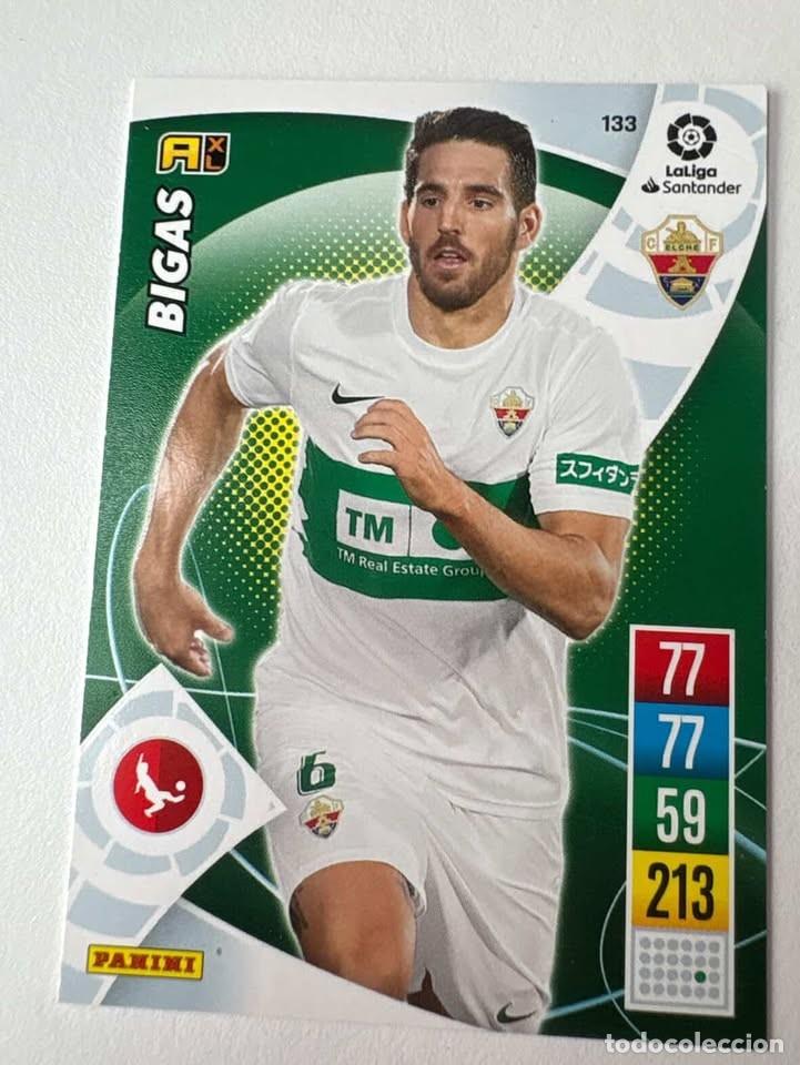 Cromos de f&uacute;tbol: Carta Bigas Elche 133 Adrenalyn 2021-22