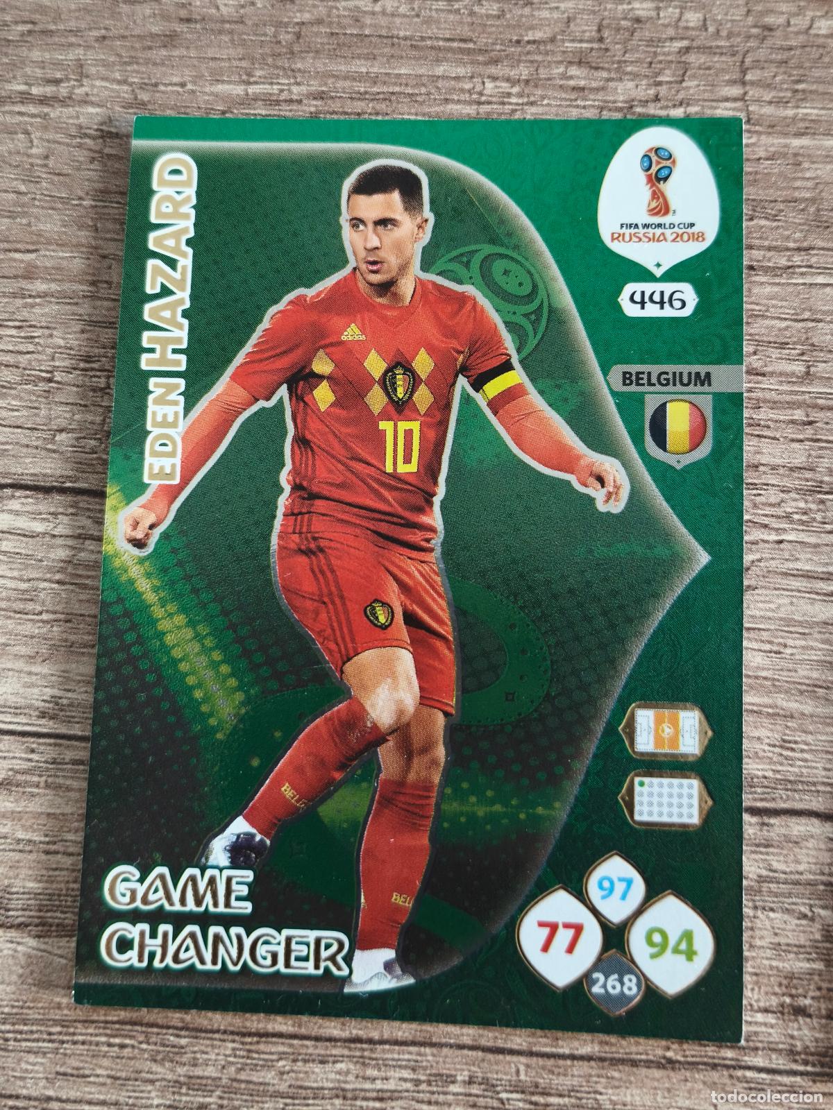 Football Stickers: hazard, rusia 2018 fifa world cup game changer