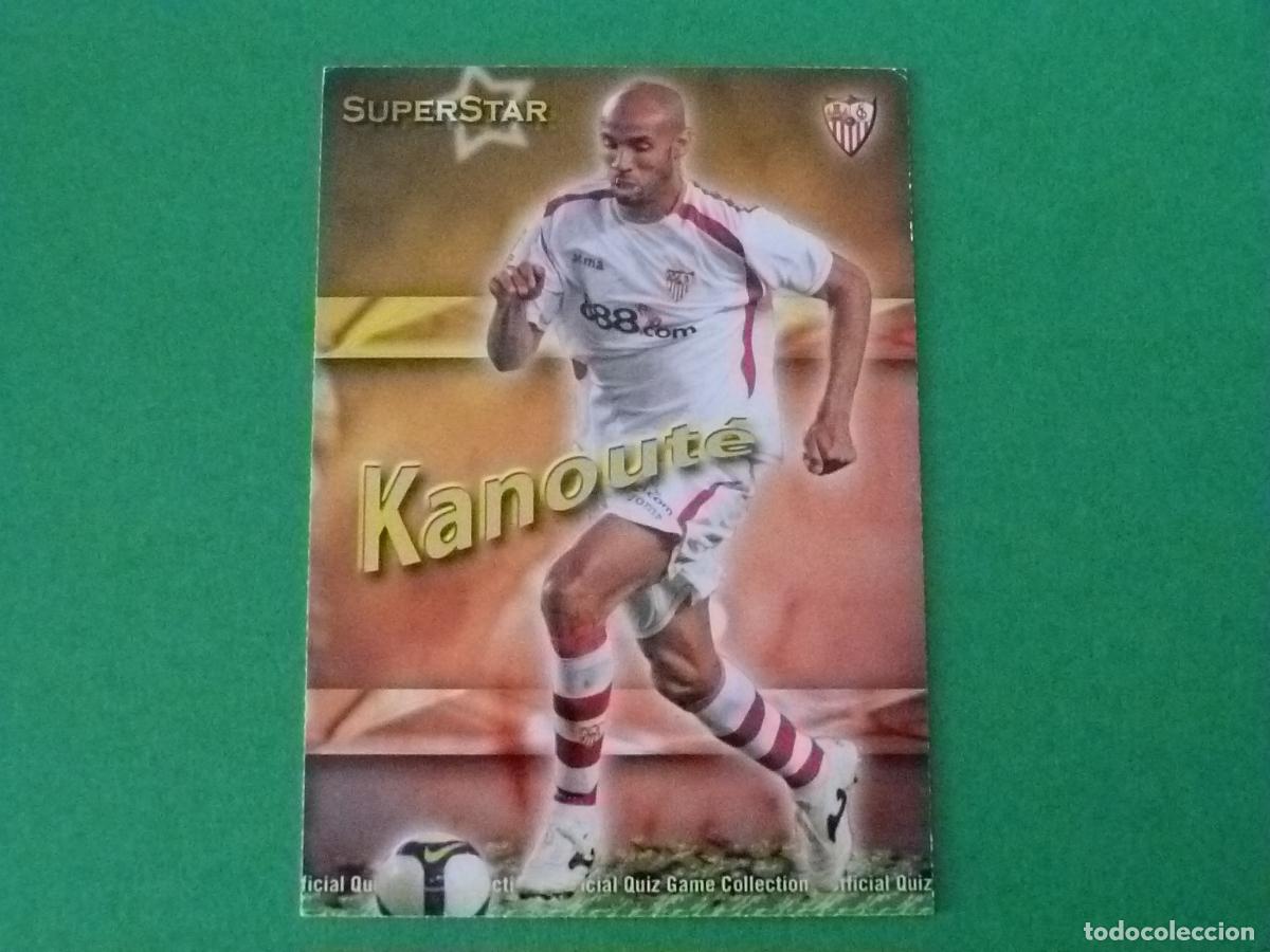 Cromos de f&uacute;tbol: TRADING CARD FUTBOL KANOUTE SEVILLA F.C. MATE N&ordm; 81 FICHAS LIGA MUNDICROMO 2009-2010/09-10