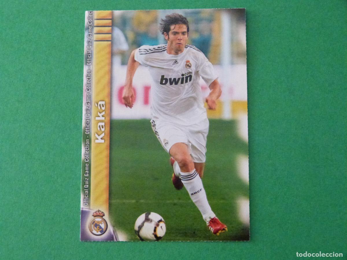 Cromos de f&uacute;tbol: TRADING CARD FUTBOL KAKA REAL MADRID C.F. ERROR N&ordm; 40 FICHAS LIGA MUNDICROMO 2009-2010/09-10