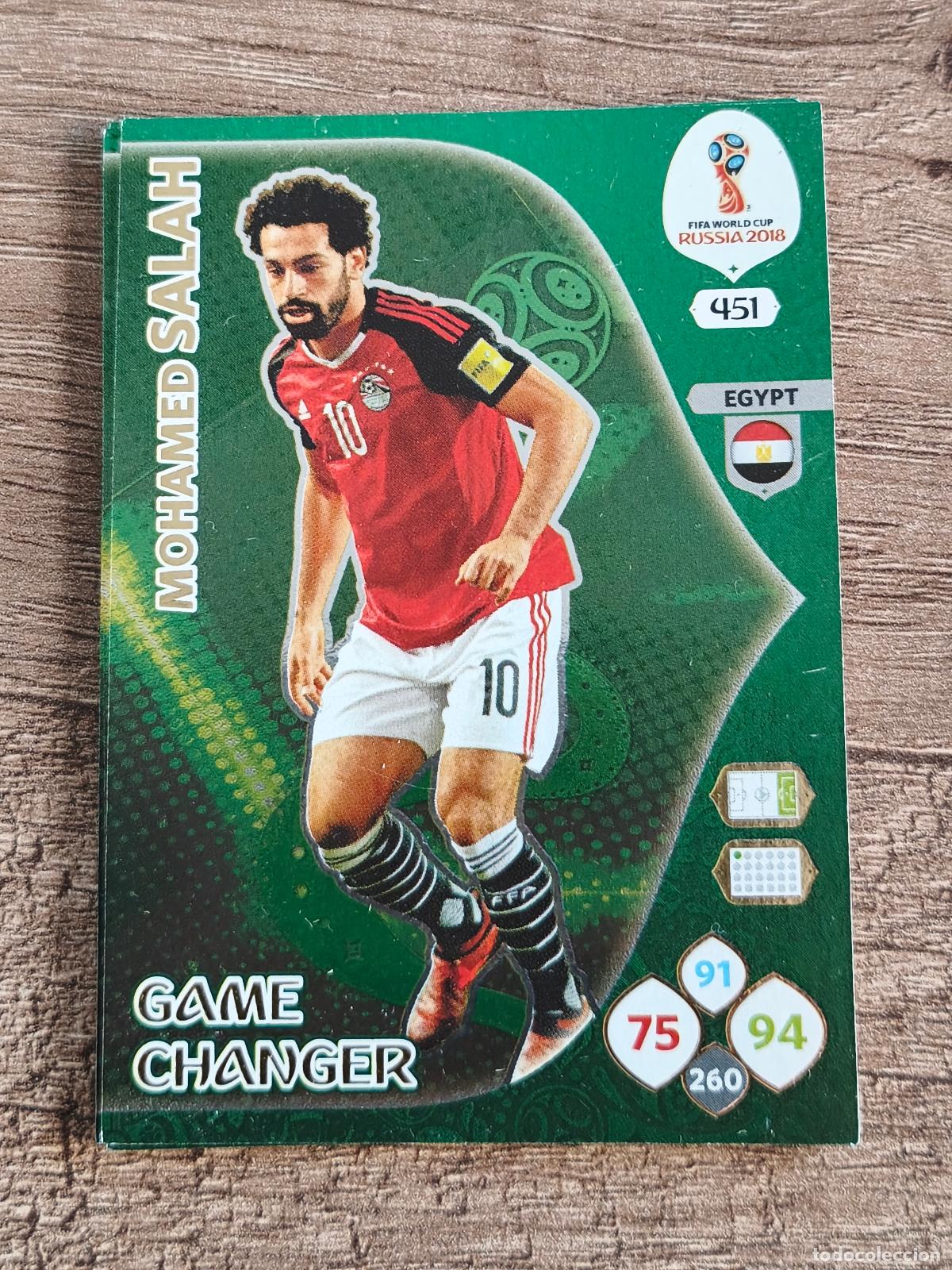 Football Stickers: salah, rusia 2018 fifa world cup game changer