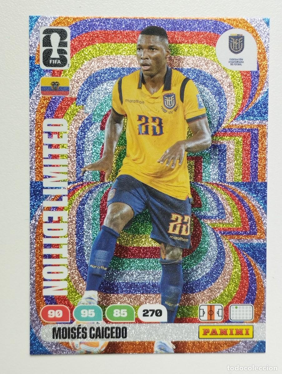 Fu&szlig;ball-Sticker: CROMO CARD ADRENALYN MUNDIAL WORLD CUP 2026 LIMITED EDITION MOISES CAICEDO ECUADOR
