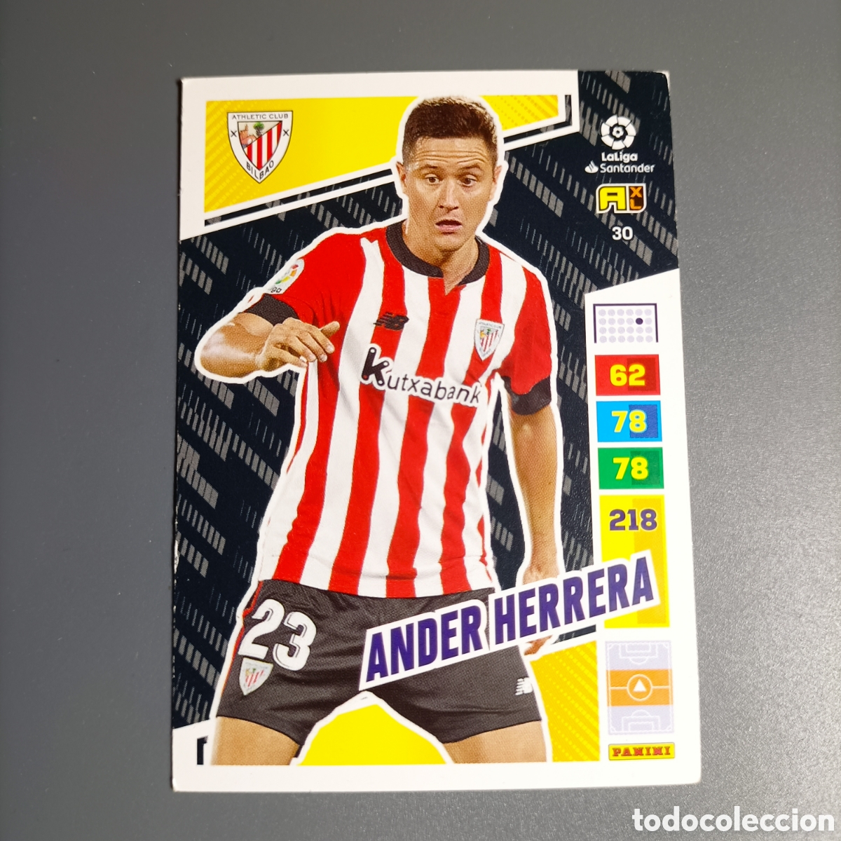 Cromos de f&uacute;tbol: ADRENALYN. LIGA 2022-2023 (ATHLETIC) №30 ANDER HERRERA