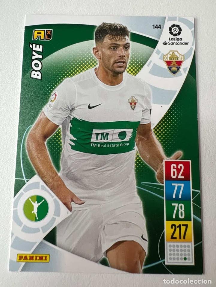 Cromos de f&uacute;tbol: Carta Boy&eacute; Elche 144 Adrenalyn 2021-22