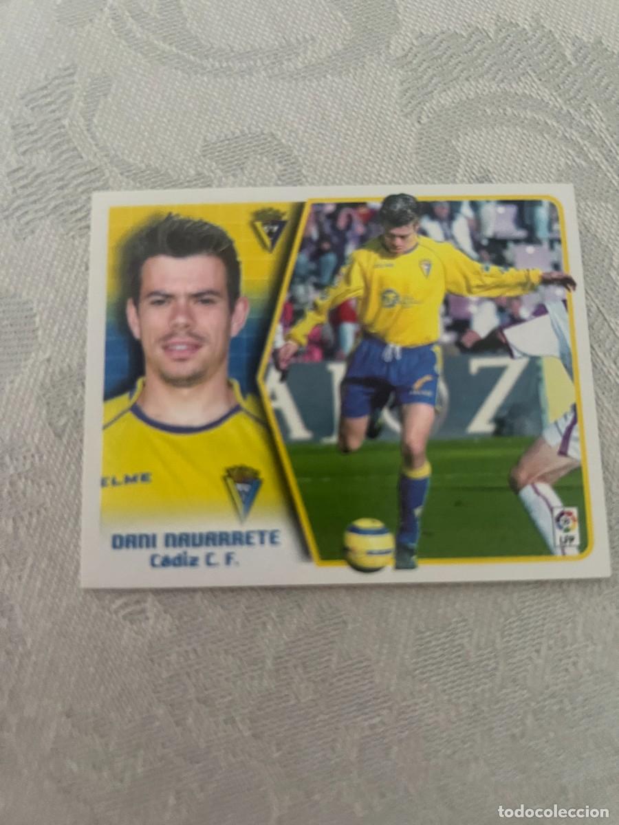 Cromos de f&uacute;tbol: DANI NAVARRETE CADIZ BAJA SIN PEGAR LIGA ESTE 2005/06