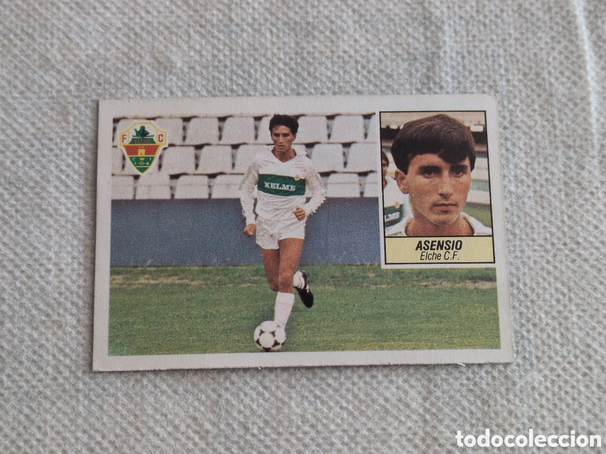 Fu&szlig;ball-Sticker: LIGA ESTE 1984 1985 84 85 EDICIONES ESTE COLOCA ASENSIO ELCHE SIN PEGAR PERFECTO ESTADO
