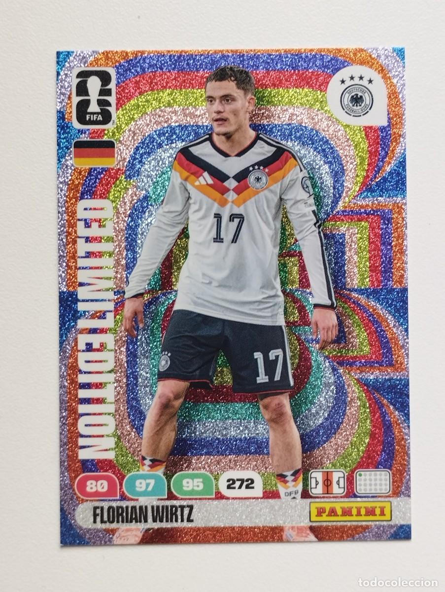 Fu&szlig;ball-Sticker: CROMO CARD ADRENALYN MUNDIAL WORLD CUP 2026 LIMITED EDITION FLORIAN WIRTZ ALEMANIA