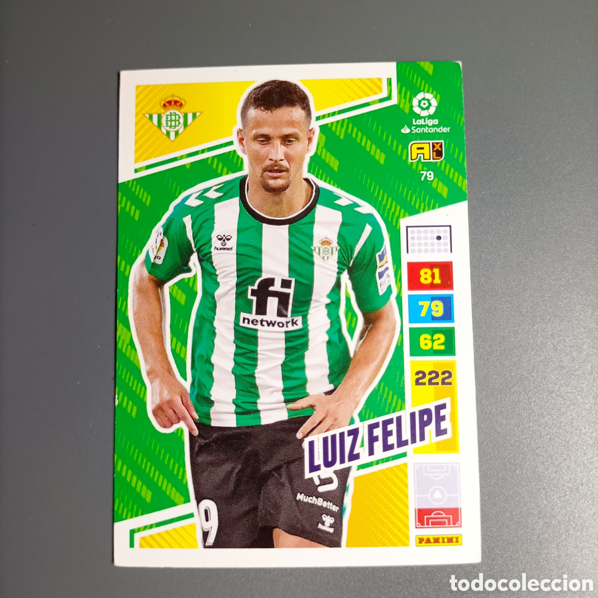 Cromos de f&uacute;tbol: ADRENALYN. LIGA 2022-2023 (BETIS) №79 LUIZ FELIPE