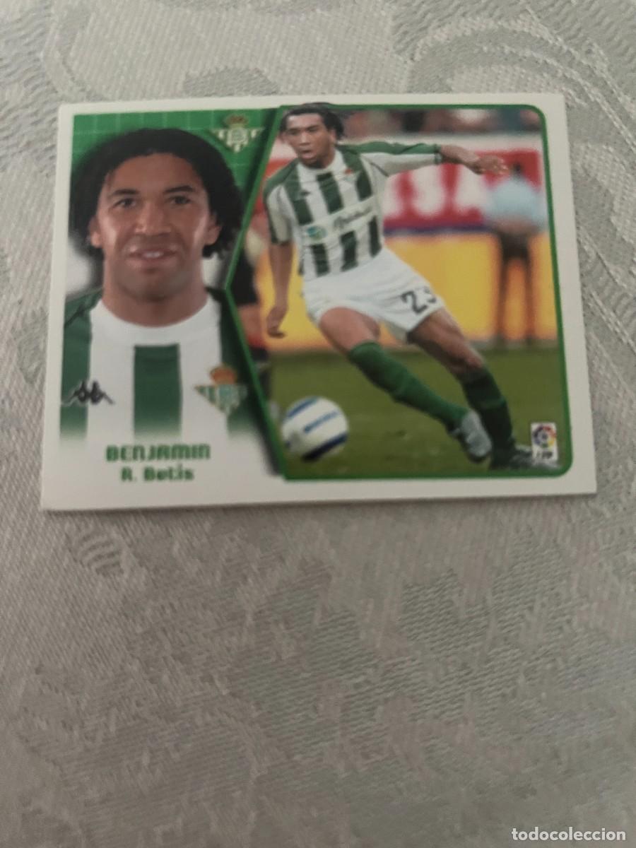 Cromos de f&uacute;tbol: BENJAMIN BAJA BETIS SIN PEGAR LIGA ESTE 2005/06
