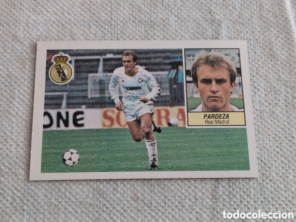 Fu&szlig;ball-Sticker: Pardeza (Real Madrid) ROOKIE Liga 84-85 ESTE . Nunca pegado, sin pegar