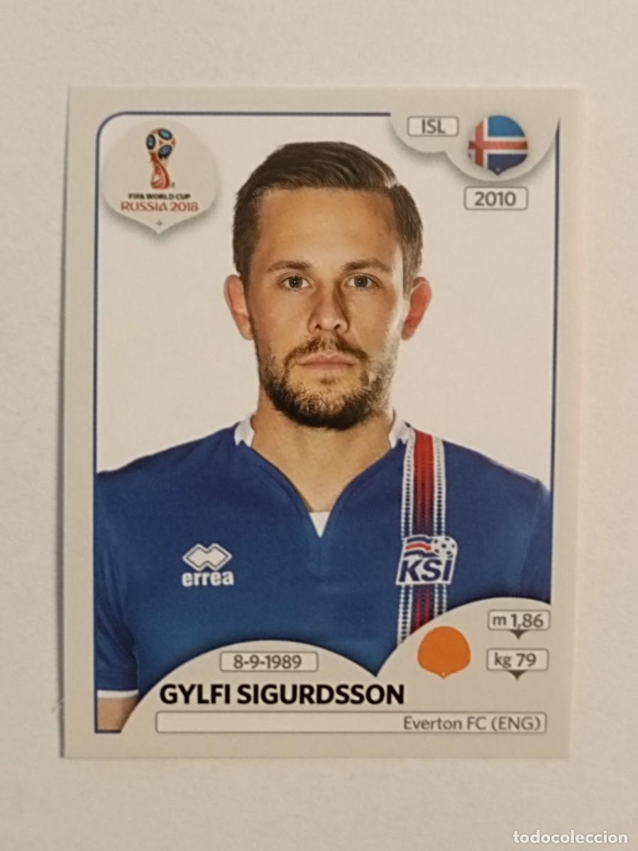 Cromos de f&uacute;tbol: #292 GYLFI SIGURDSSON (ISLANDIA) MUNDIA RUSIA 2018 PANINI VERSION ROSA