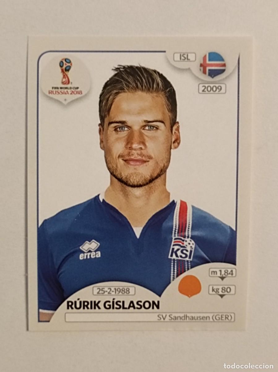 Cromos de f&uacute;tbol: #294 GISLASON (ISLANDIA) MUNDIA RUSIA 2018 PANINI VERSION ROSA