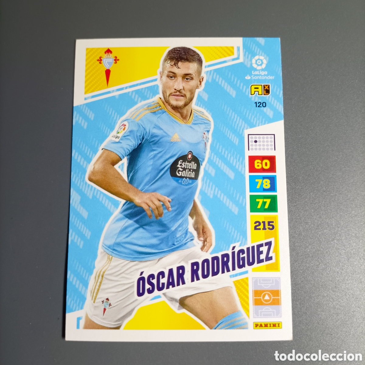Cromos de f&uacute;tbol: ADRENALYN. LIGA 2022-2023 (CELTA) №120 &Oacute;SCAR RODR&Iacute;GUEZ
