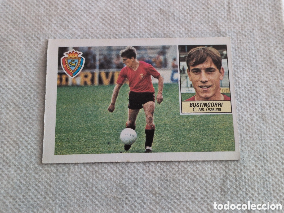 Fu&szlig;ball-Sticker: BUSTINGORRI ( C.ATH. OSASUNA ) - ESTE LIGA 84/85 - Fichaje 17 nuevo, perfecto