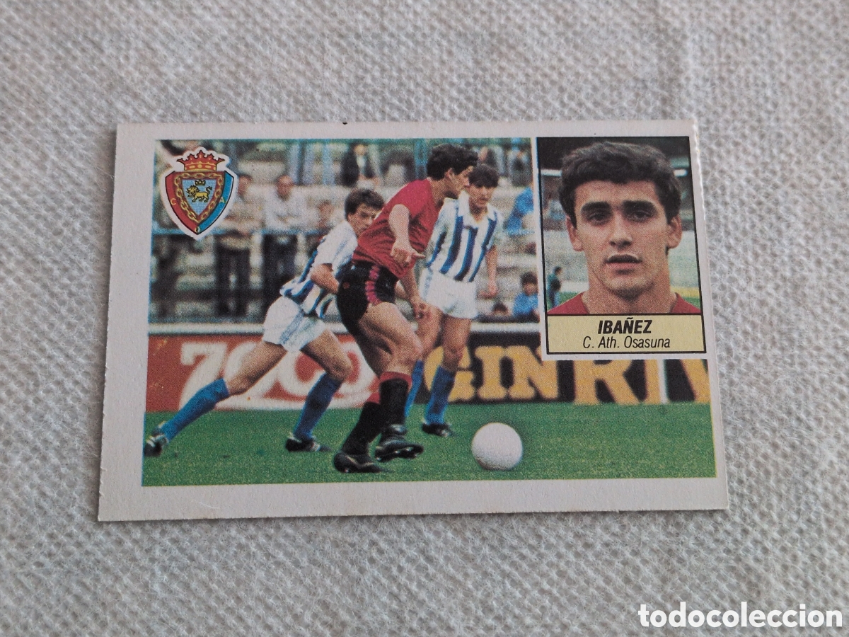 Fu&szlig;ball-Sticker: Osasuna - Iba&ntilde;ez - Fichaje 29 - Ediciones Este 1984-1985, 84-85 - nunca pegado. Perfecto estado