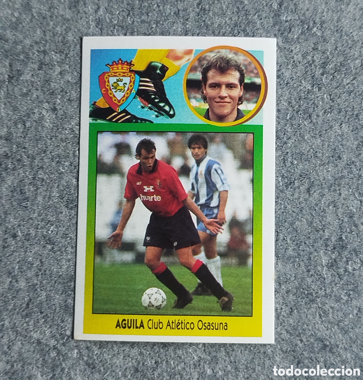 Cromos de f&uacute;tbol: ADHESIVO BAJA AGUILA OSASUNA LIGA 93 94 1993 1994 ESTE SIN PEGAR NUNCA PEGADO CROMO