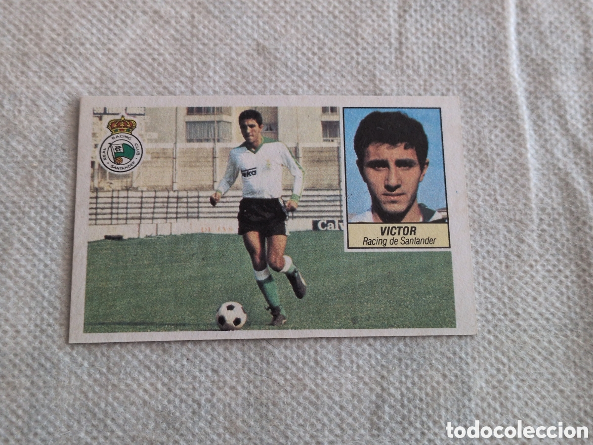Fu&szlig;ball-Sticker: VICTOR COLOCA RACING DE SANTANDER 1984 1985 84 85 ESTE PERFECTO ESTADO