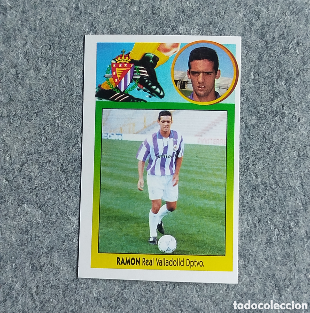 Cromos de f&uacute;tbol: ADHESIVO COLOCA RAMON VALLADOLID LIGA 93 94 1993 1994 ESTE SIN PEGAR NUNCA PEGADO CROMO