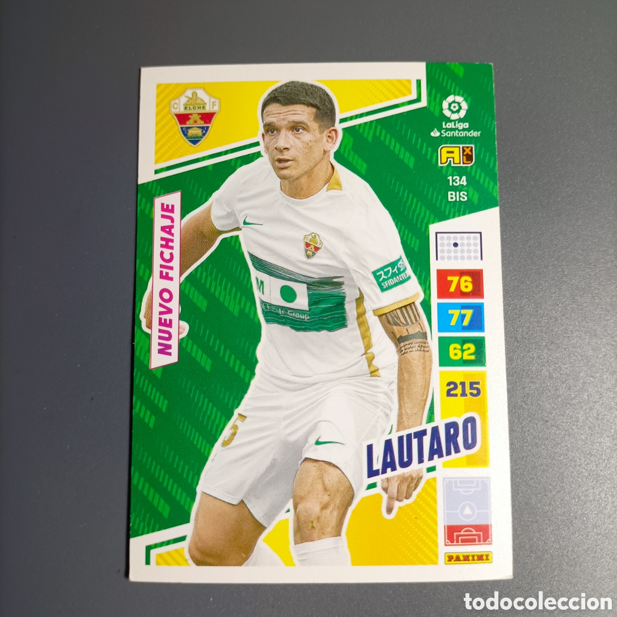 Cromos de f&uacute;tbol: ADRENALYN. LIGA 2022-2023 (ELCHE) №134 BIS. LAUTARO / NUEVO FICHAJE