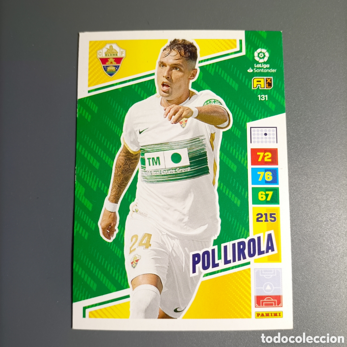 Cromos de f&uacute;tbol: ADRENALYN. LIGA 2022-2023 (ELCHE) №131 POL LIROLA