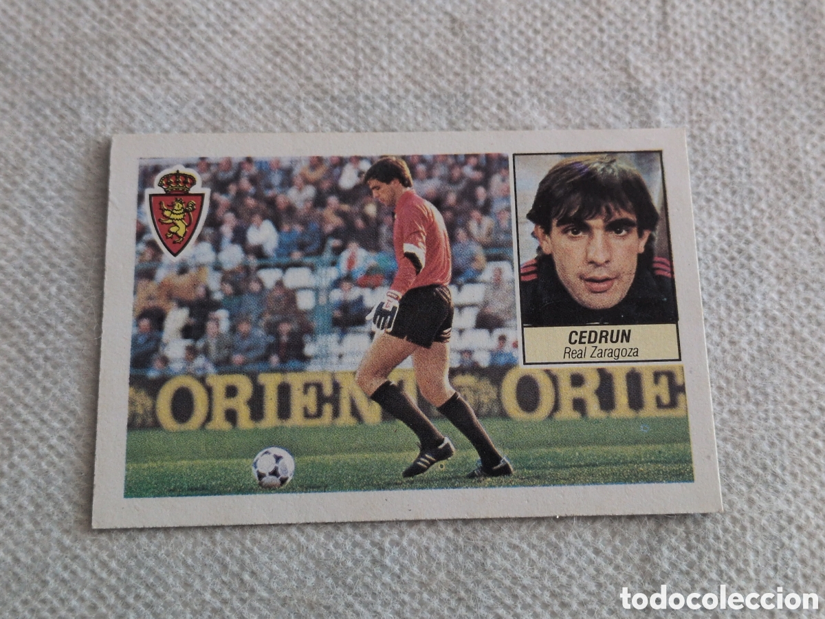 Cromos de f&uacute;tbol: CROMO DE FUTBOL LIGA ESTE CEDRUN ZARAGOZA FICHAJE 23 SIN PEGAR NUNCA PEGADO 84 85 1984 1985