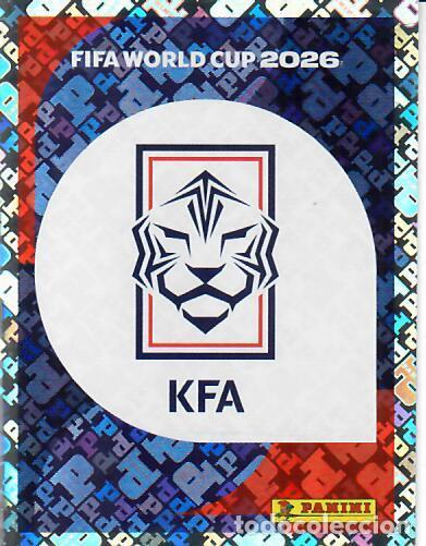 Cromos de f&uacute;tbol: CROMO PANINI MUNDIAL WORLD CUP 2026 - KOR 1 - ESCUDO - COREA
