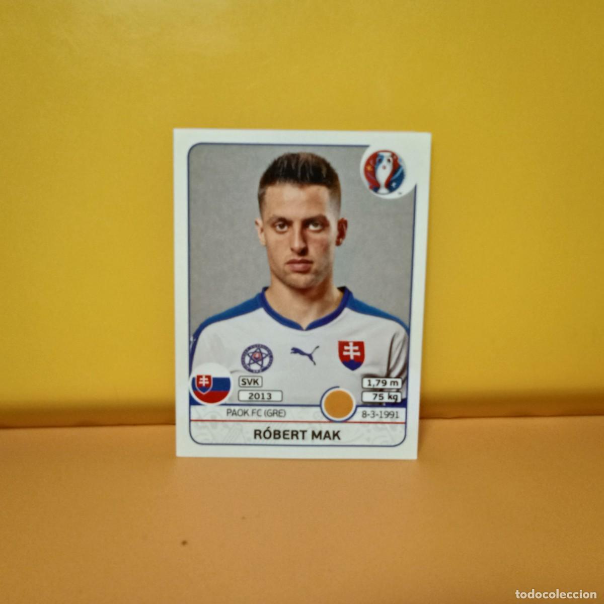 Cromos de f&uacute;tbol: PANINI EURO 2016 FRANCE; EUROCOPA FRANCIA: ESLOVAQUIA MAK 226