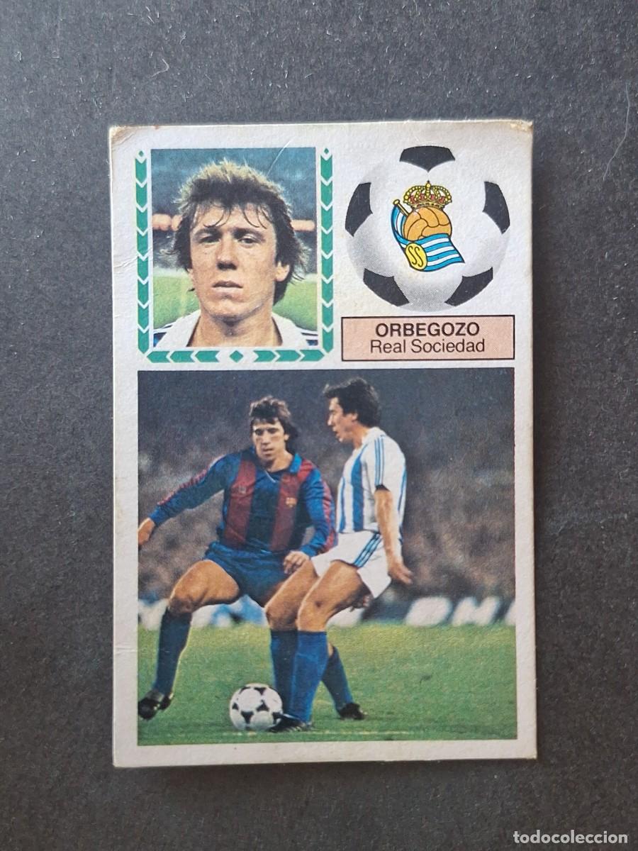 Cromos de f&uacute;tbol: L5 ORBEGOZO REAL SOCIEDAD LIGA ESTE 1983 1984 83 84 DESPEGADO RECUPERADO